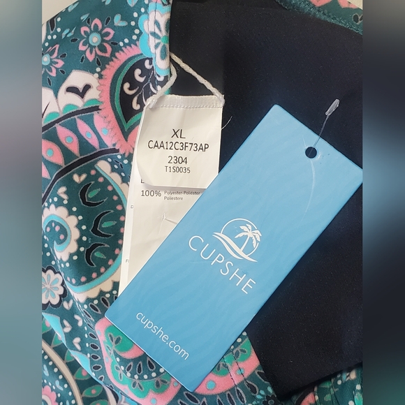 🩵CUPSHE Women's Bikini Set Two Piece Swimsuit - Picture 5 of 5